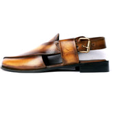 Sandal - 102 Men's Mustard Brown Leather