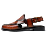 Sandal - 107 Men's Tan Brown Leather