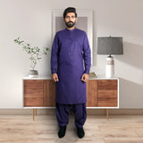 Purple Kameez Shalwar - 1616