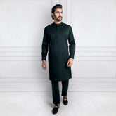 Green Kurta Pajama - 1636