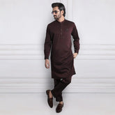 Maroon Kurta Pajama - 1641