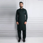 Green Kameez Shalwar - 1648