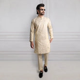 Cream Kurta Pajama - 1651