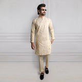 Cream Kurta Pajama - 1651