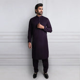 Purple Kameez Shalwar - 1654