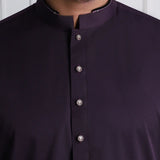 Purple Kameez Shalwar - 1654
