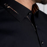 Black Kameez Shalwar - 1656