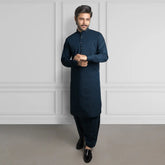 Blue Kameez Shalwar - 1664