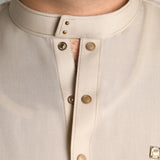 Cream Kameez Shalwar - 1681