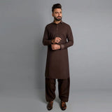 Brown Kameez Shalwar - SK-1687