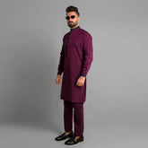 Purple Kurta Pajama - 1701