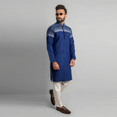 Blue Kurta Pajama - 1705