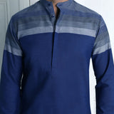 Blue Kurta Pajama - 1705