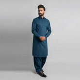 Blue Kameez Shalwar - 1706