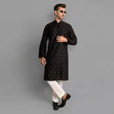 Black Kurta Pajama - 1731