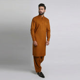Rust Kameez Shalwar -1732