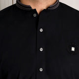 Black Kurta Pajama - 1735