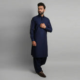 Blue Kameez Shalwar - 1742