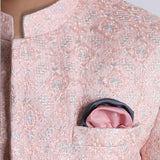 Premium Embroidered Prince Coat - PR-179 - Pink