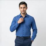 Egyptian Cotton Blue Color Shirt - SH-453