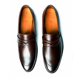 Altin Men's Tan Brown Leather Loafer