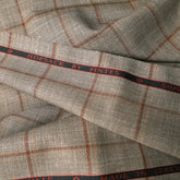 Suiting Fabric-Hopsack (Camel)