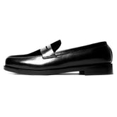 Izium Inspire Velvet Men's Black Leather Loafer