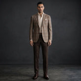 Fintes Italian Wool-Silk-Linen Hopsack Blazer - 02