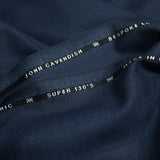 Suiting Fabric - John Air Force Blue