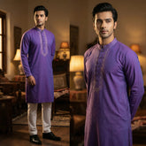 Purple Kurta - 1051
