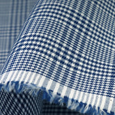 Unstitch Navy Check Shirt Fabric