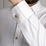 White Kameez Shalwar - 1682