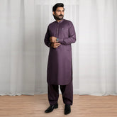 Purple Kameez Shalwar - 1688
