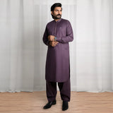 Purple Kameez Shalwar - 1688