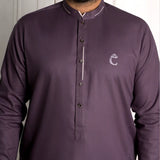 Purple Kameez Shalwar - 1688