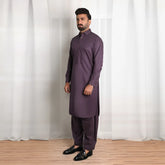 Purple Kameez Shalwar -1712