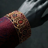Modern Maroon Sherwani with Intricate Cut Dana Work - SW 12