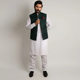Waist Coat Green - 452