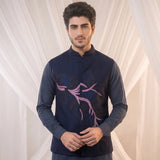 Waist Coat Navy - 1003