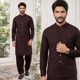 Waist Coat Maroon - 1008