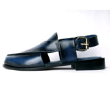 Sandal - 103 Men's Bluish BLack Leather