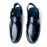 Sandal - 103 Men's Bluish BLack Leather