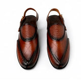 Sandal - 107 Men's Tan Brown Leather