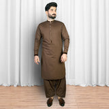 Brown Kameez Shalwar - 1388