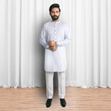 Blue Kurta Pajama - 1557