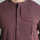 Maroon Kurta Pajama - 1638
