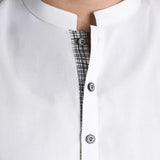 White Kurta Pajama - 1643