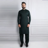 Green Kameez Shalwar - 1648