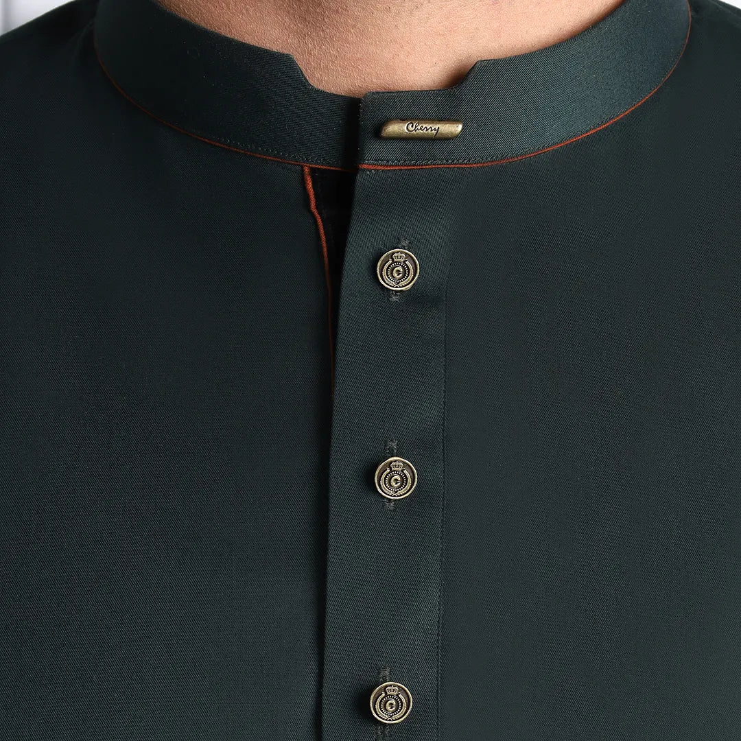 Green Kameez Shalwar - 1648