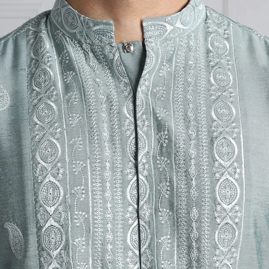 Mint Green Kurta Pajama - 1650